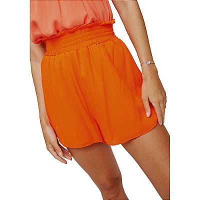 Short Myft Clochard V23 Laranja Feminino