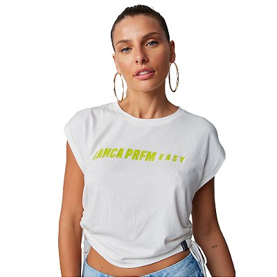 Camiseta Easy Lança Perfume Off White Feminino