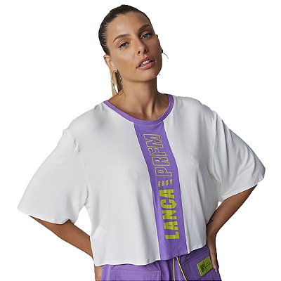 Camiseta Estampada Easy Lança Perfume Off White Feminino