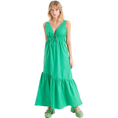 Vestido Myft Super Midi Amplo AV23 Verde Feminino