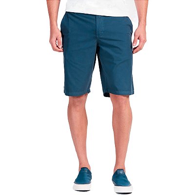 Bermuda Chino Aramis Cos Chambray Azul Masculino