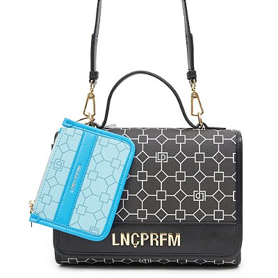 Bolsa Lança Perfume Shoulder Monograma V23 Preto Feminino