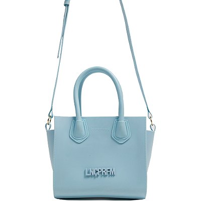 Bolsa Lança Perfume Tote Monocromatica Azul Feminino
