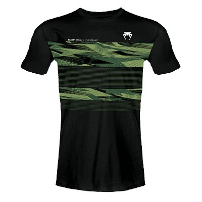 Camiseta Venum Undisputed Army Preta
