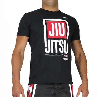 Camiseta Venum Jiu Jitsu Grau Dark