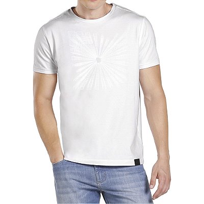 Camiseta Aramis 3D Branco Masculino