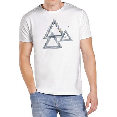 Camiseta Aramis Triangle Branco Masculino