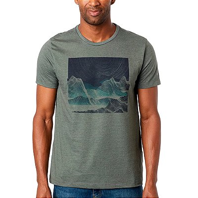 Camiseta Aramis Cordilheira Verde Masculino