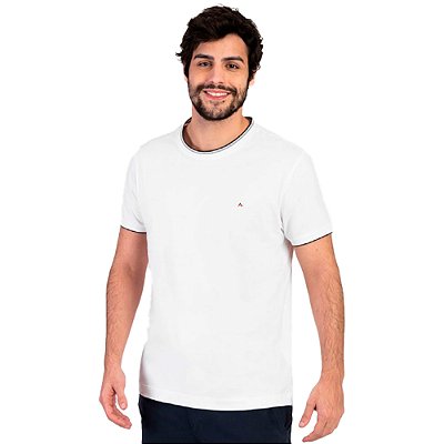 Camiseta Aramis Basic Friso V23 Branco Masculino