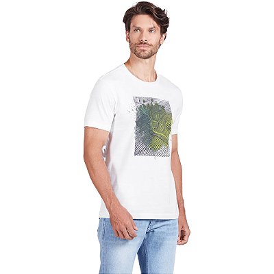 Camiseta Aramis Aquarela Branco Masculino