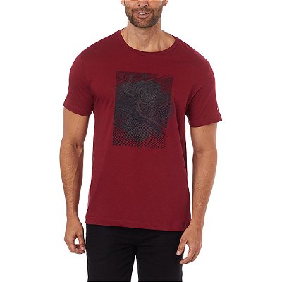 Camiseta Aramis Aquarela Bordo Masculino