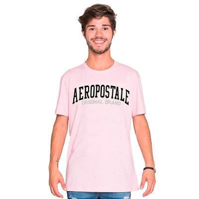 Camiseta Aéropostale ARPTL Rosa Masculino