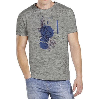 Camiseta Aramis Anileira Cinza Masculino