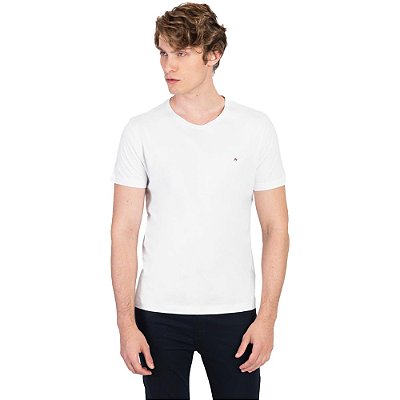 Camiseta Aramis Basica Gola Careca Branco Masculino