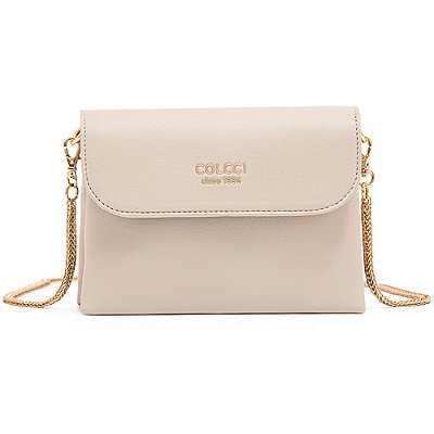 Bolsa Colcci Crossbody Corrente Nude Feminino