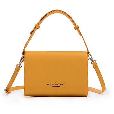 Bolsa Colcci Crossbody Liso Amarelo Feminino