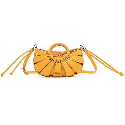 Bolsa Colcci Tote Recortes Amarelo Feminino