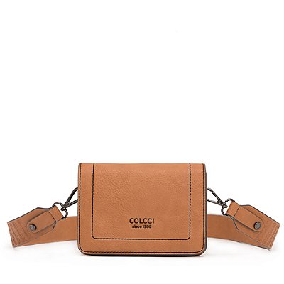Bolsa Colcci Crossbody Texture Caramelo Feminino