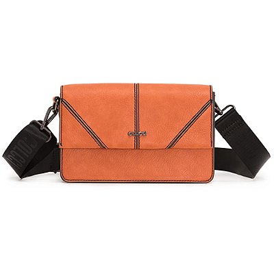 Bolsa Colcci Crossbody Recortes Laranja Feminino