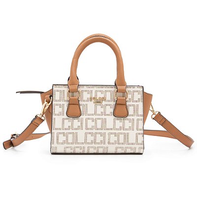 Bolsa Colcci Crossbody Logomania Off White Feminino