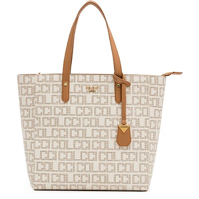 Bolsa Shopping Bag Colcci Off White Feminino