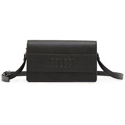 Bolsa Crossbody Colcci Relevo Preto Feminino