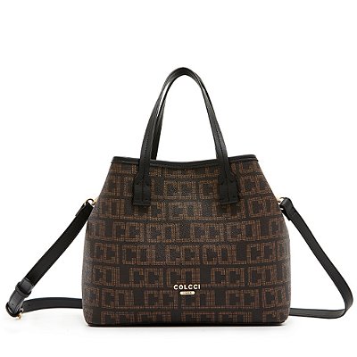 Bolsa Bucket Colcci Logomania P23 Marrom Feminino