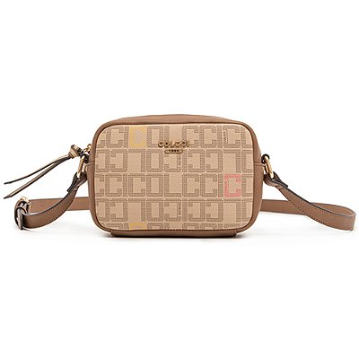 Bolsa Camera Colcci Logomania P23 Bege Feminino