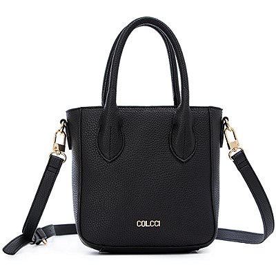 Bolsa Tote Colcci Logo Metal V23 Preto Feminino