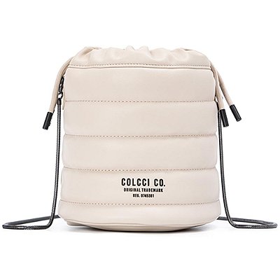 Bolsa Bucket Colcci Matelassê V23 Off White Feminino