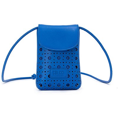 Bolsa Camera Bag Colcci Alça Roletê V23 Azul Feminino