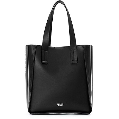 Bolsa Shopping Colcci Print Lateral V23 Preto Feminino