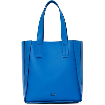 Bolsa Shopping Colcci Print Lateral V23 Azul Feminino
