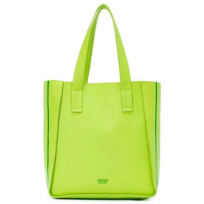 Bolsa Shopping Colcci Print Lateral V23 Verde Feminino