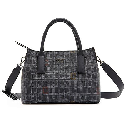 Bolsa Tote Colcci Monograma V23 Marinho Feminino