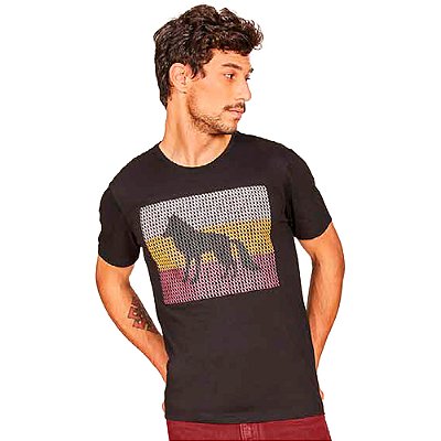 Camiseta Acostamento Touch Preto Masculino
