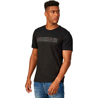 Camiseta Acostamento Reflex P23 Preto Masculino