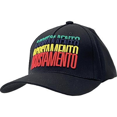 Boné Acostamento Bordado Frontal Dora Preto