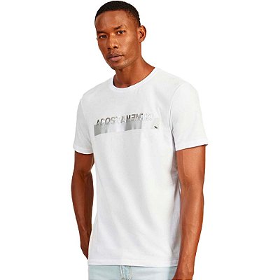 Camiseta Acostamento Celebration Line V23 Branco Masculino