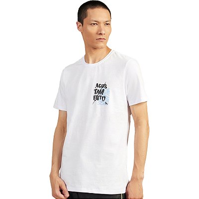 Camiseta Acostamento Waterblock V23 Branco Masculino