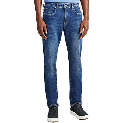 Calça Jeans Skinny Acostamento Classic V23 Azul Masculino