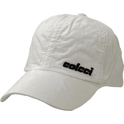 Boné Colcci Aba Curva Basic Bordado Strapback Cinza