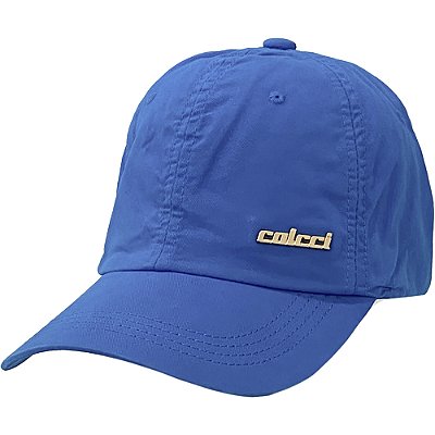 Boné Colcci Aba Curva Basic Gold Strapback Azul