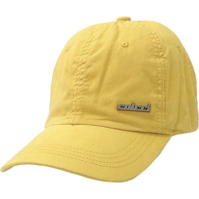 Boné Colcci Aba Curva Basic Niquel Strapback Amarelo
