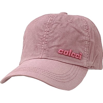 Boné Colcci Aba Curva Basic Bordado Strapback Rosa