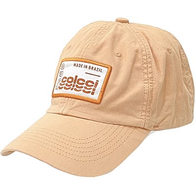 Boné Colcci Aba Curva Patch Pos Strapback Laranja