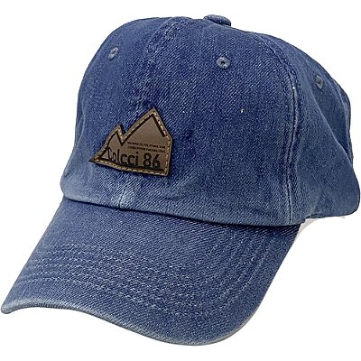 Boné Colcci Aba Curva Frontal Jeans Strapback Azul