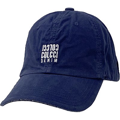 Boné Colcci Aba Curva Detail Strapback Azul Marinho