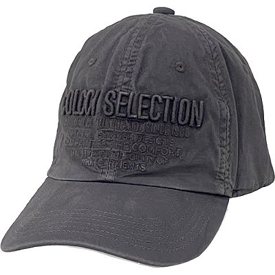 Boné Colcci Aba Curva Relevo Frontal Strapback Grafite