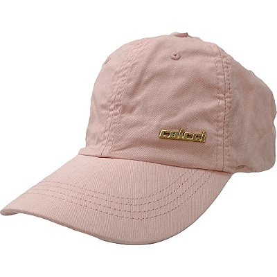 Boné Colcci Basic Gold Strapback Rosa Unissex